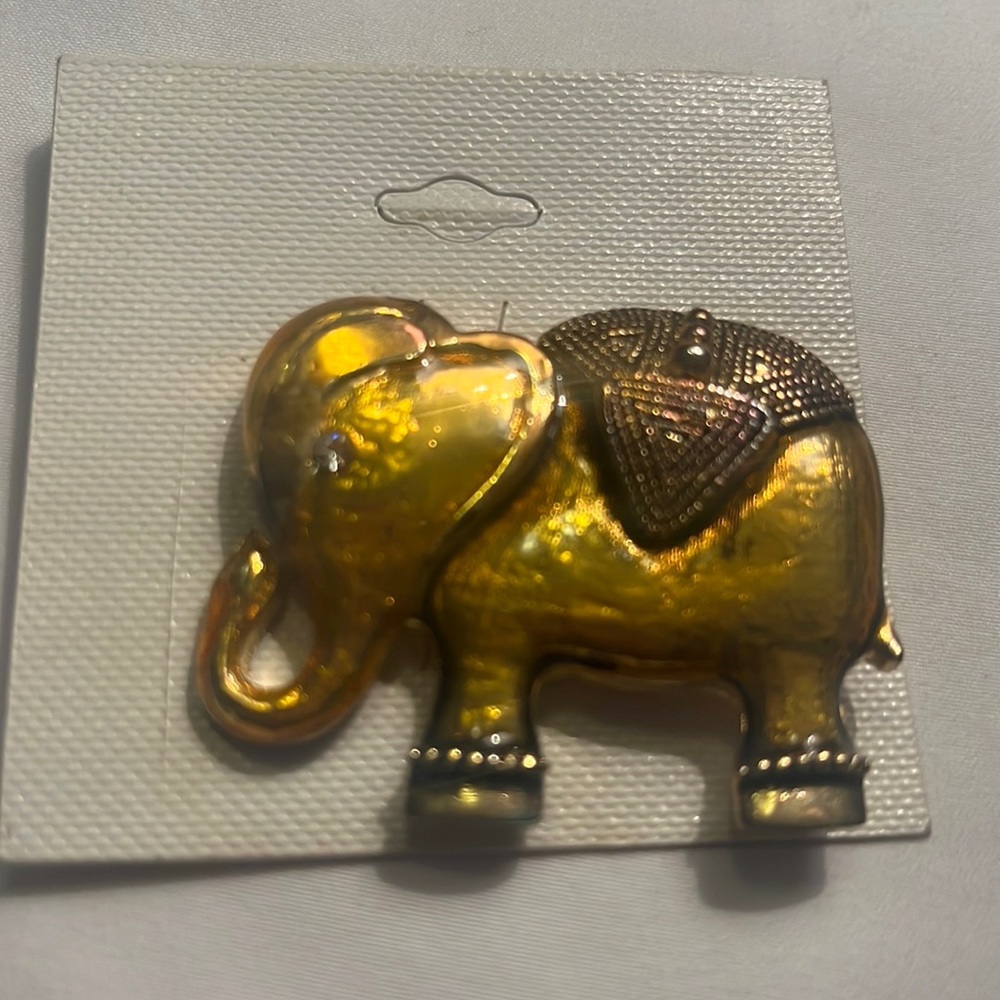 Elephant Brooch